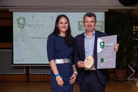 Greengage díjat nyert a Mirehu szemléletformáló tevékenysége